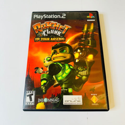 Ratchet & Clank: Up Your Arsenal (PlayStation 2, PS2) Case & Manual Only No Game