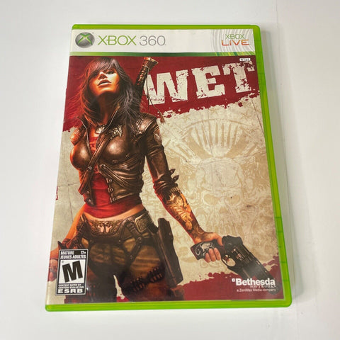 Wet (Microsoft Xbox 360, 2009) CIB, Complete, VG Disc Surface Is As New!
