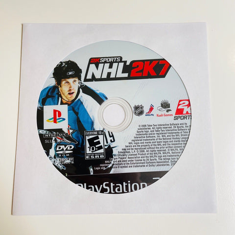 NHL 2K7 (PlayStation 2, 2006) PS2, Disc Surface Is As New!