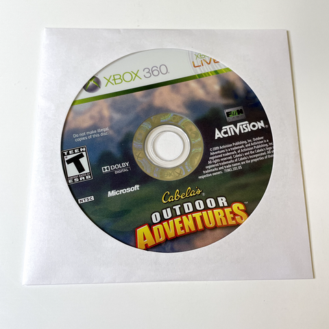 Outdoor Adventures (Nintendo Wii) Disc Surface Is As New!