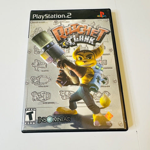 Ratchet & Clank Black Label PS2 Game (Sony PlayStation 2, 2002) Disc Is Mint