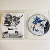 NHL 12 PS3 (Sony PlayStation 3, 2011) CIB, Complete, VG