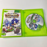 Sonic Generations (Microsoft Xbox 360) CIB, Complete, VG Disc Surface Is As New