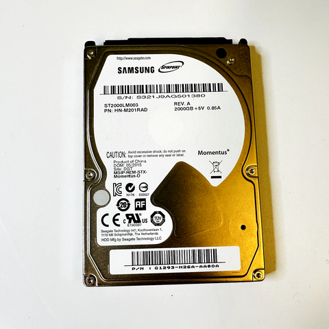 Samsung Spinpoint ST2000LM003 2 TB SATA III 2.5" in Ps4, PC, Laptop Hard Drive
