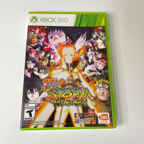 Naruto Shippuden: Ultimate Ninja Storm Revolution Xbox 360, CIB, Disc Is Mint!