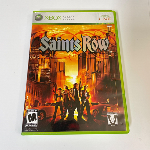 Saints Row (Microsoft Xbox 360, 2006) CIB, Complete, Disc Surface Is As New!