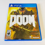 Doom (Sony PlayStation 4, 2016) CIB, Complete, VG