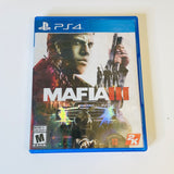 Mafia III 3 (PS4, Playstation 4, 2016) CIB, Complete