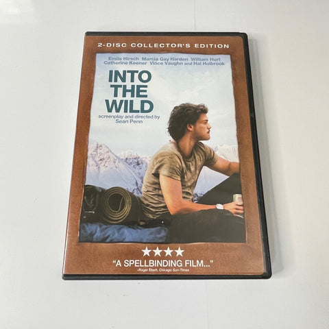 Into The Wild Collector's edition (DVD, 2007, Widescreen, 2-Disc Set) VG