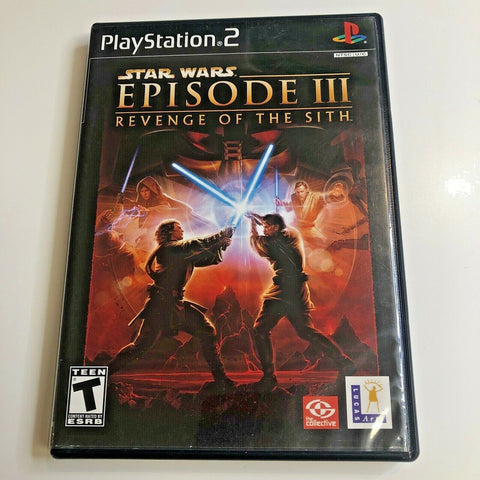 Star Wars Episode III 3 Revenge Of The Sith PS2 PlayStation 2