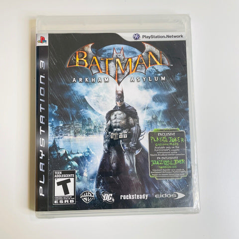 Batman Arkham Asylum (Playstation 3 PS3) Black Label, Brand New Sealed! Rare!
