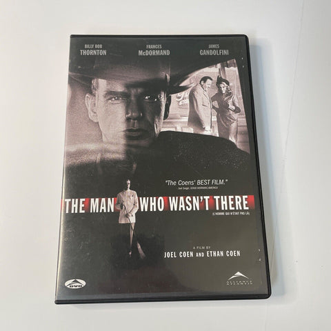 The Man Who Wasn't There (DVD, 2002) James Gandolfini, Billy Bob Thornton