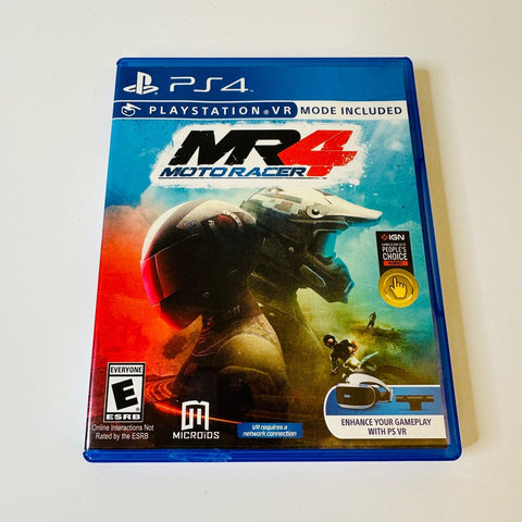 MR4 Moto Racer 4 (Playstation 4, PS4 VR) CIB, Complete, VG