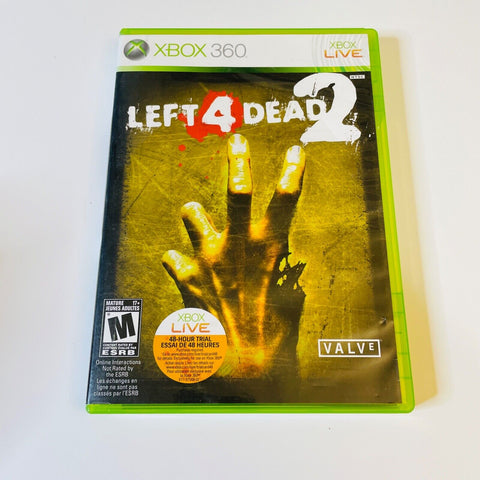 Left 4 Dead 2 (Xbox 360, 2009) CIB, Complete, VG, Disc Surface Is As New!