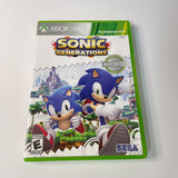 Sonic Generations (Microsoft Xbox 360) CIB, Complete, VG Disc Surface Is As New