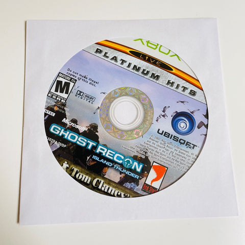 Tom Clancy's Ghost Recon: Island Thunder (Microsoft Xbox)Disc Surface Is As New!