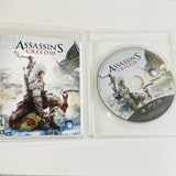 Assassins Creed III - 3 - PS3 PlayStation 3, CIB, Complete