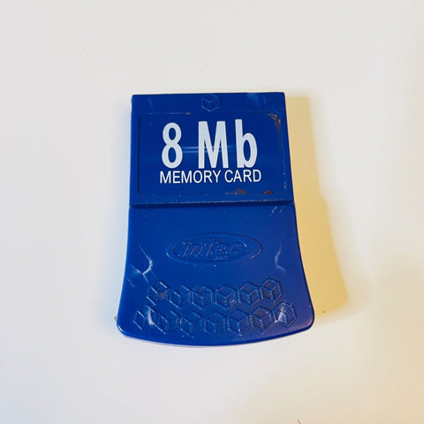 8 MB Intec Gamecube Memory Card Blue