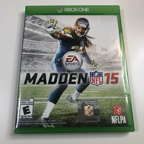 Madden NFL 15 (Microsoft Xbox One, 2014) Complete, VG