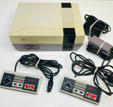 Nintendo NES System Console With Controllers, AV and Power adapter, Tested!