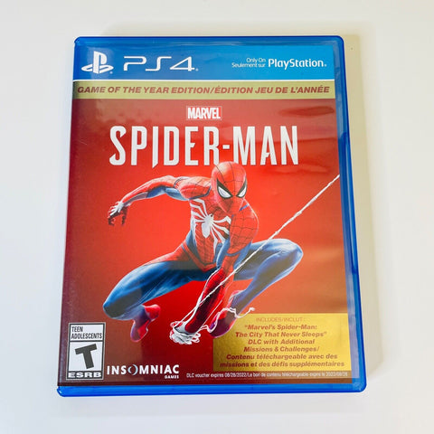 Marvel Spider-Man - Game of the Year Edition PlayStation 4, PS4 Complete & Code
