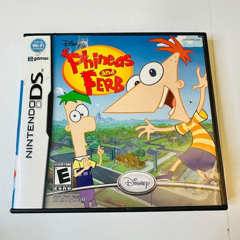 Phineas and Ferb (Nintendo DS, 2009) CIB, Complete