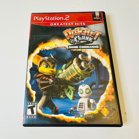 Ratchet and Clank Going Commando (Playstation 2, PS2) Case And Manual, No Game!