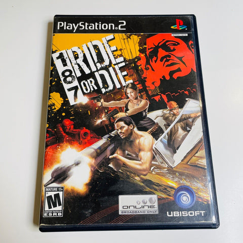 187: Ride or Die (Sony PlayStation 2, 2005) PS2, CIB, Complete, VG