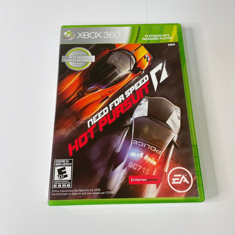 Need for Speed: Hot Pursuit (Xbox 360) CIB, Complete, Disc Surface Is As New!