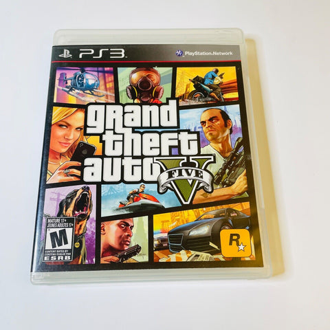 Grand Theft Auto V (PlayStation 3, 2013) PS3, CIB, Complete With Map, VG