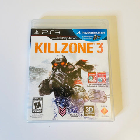 Killzone 3 (Sony PlayStation 3, 2011) Ps3 CIB, Complete, VG