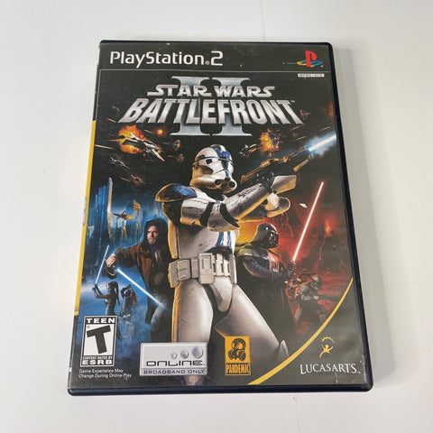 Star Wars Battlefront II 2 (Playstation 2, PS2) CIB, Complete, Disc Is As New!