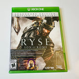 Ryse Son of Rome : Legendary Edition (Microsoft Xbox One, 2014) CIB, Complete,VG