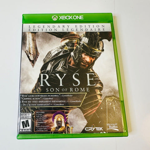 Ryse Son of Rome : Legendary Edition (Microsoft Xbox One, 2014) CIB, Complete,VG