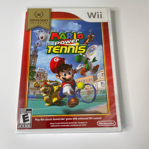 Mario Power Tennis - Nintendo Wii Nintendo Selects, Brand New Sealed!