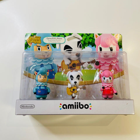 Nintendo Amiibo Animal Crossing (Cyrus, K.K., Reese) 3-Pack,  Brand New