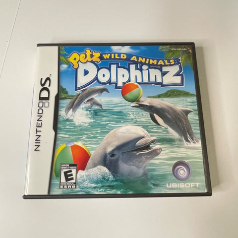 Petz Wild Animals: Dolphinz (Nintendo DS, 2007) CIB, Complete, As New!