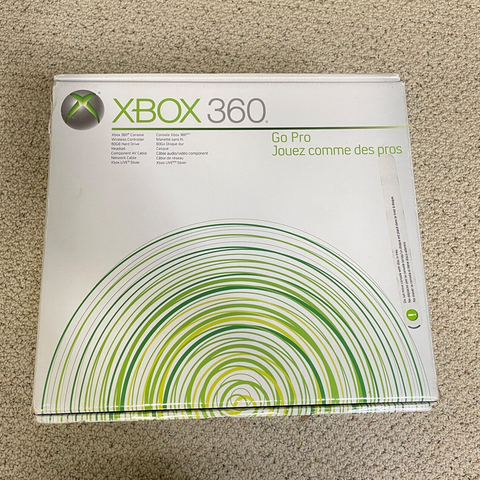 EMPTY BOX ONLY! Xbox 360 Go Pro, No Console!