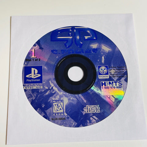 G-Police disc 1 - Sony Playstation 1 PS1 - Game Disc Only , Disc Is Nearly Mint