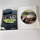 DiRT 2 (Nintendo Wii, 2009) CIB, Complete, Disc Surface Is As New!