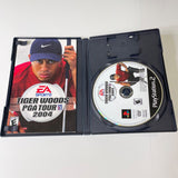 Tiger Woods PGA Tour 2004 (PlayStation 2) PS2, CIB Complete, Disc Surface As New