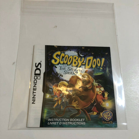 Scooby-Doo and the Spooky Swamp (Nintendo DS, 2010) Manual Only, No Game