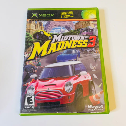 Midtown Madness 3 (Microsoft Xbox) CIB, Complete, VG, Disc Surface Is As New!