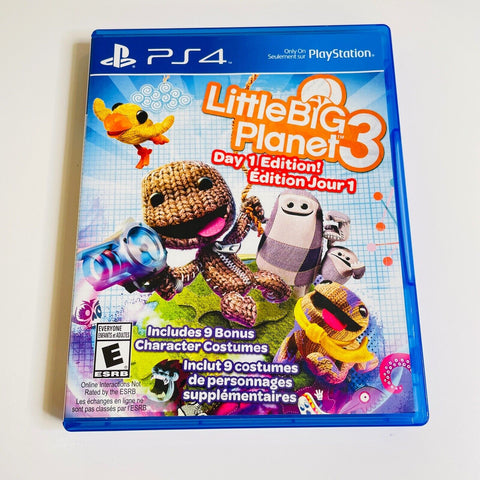 Little Big Planet 3: Day 1 Edition (PlayStation 4, PS4) CIB, Complete, VG