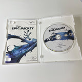 Disney Epic Mickey (Nintendo Wii, 2010) CIB, Complete, Disc Surface Is As New!