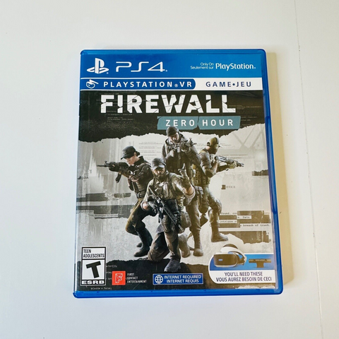 Firewall Zero Hour  ( Sony PlayStation 4 ) CIB, Complete, VG