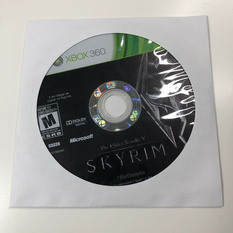 Elder Scrolls V Skyrim - XBox 360 Microsoft, Disc