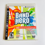 Band Hero (Sony PlayStation 3, 2009) PS3, CIB, Complete, VG