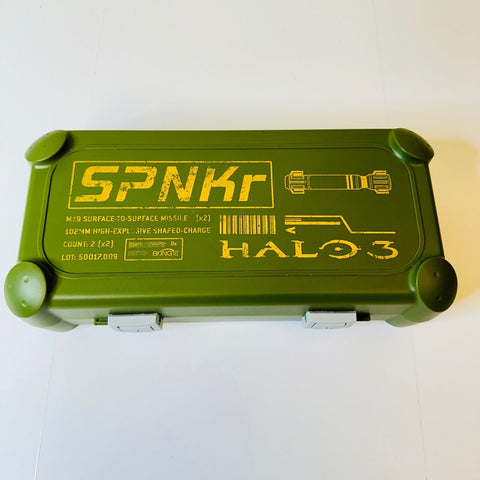 Halo 3 SPNKr Green Missile Box Controller and Disc Case Only, Rare!