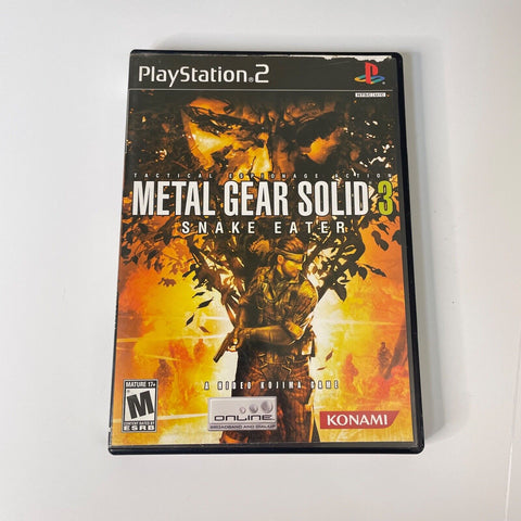 Metal Gear Solid 3 Snake Eater (Playstation 2 PS2) Disc Surface Is As New